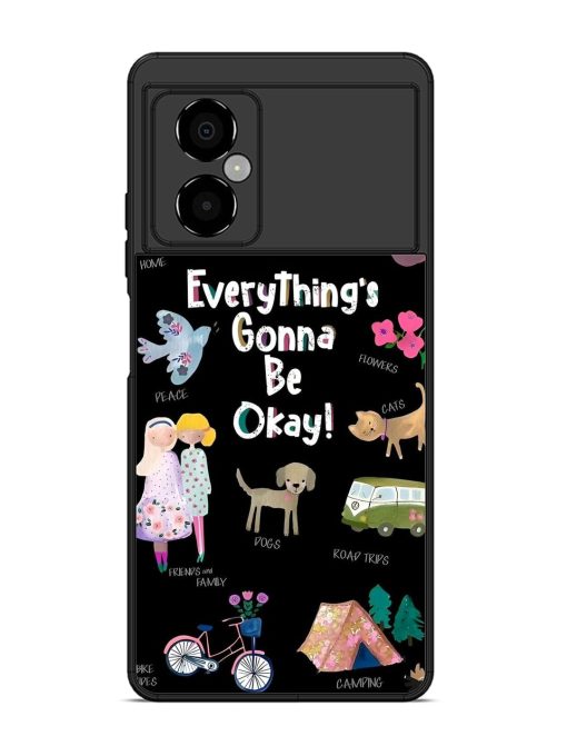 Everything'S Gonna Be Okay Glossy Soft Edge Case for Poco M4 (5G) Chachhi