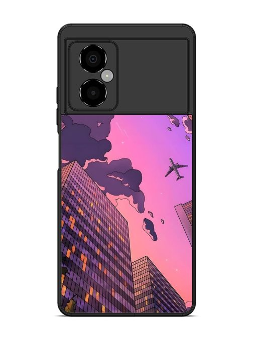 Urban Twilight Glossy Soft Edge Case for Poco M4 (5G) Chachhi