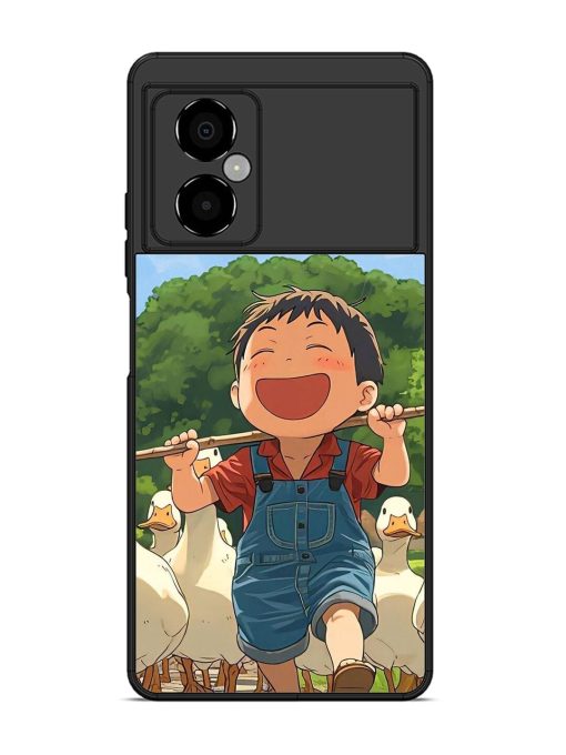 Duck Parade Glossy Soft Edge Case for Poco M4 (5G) Chachhi