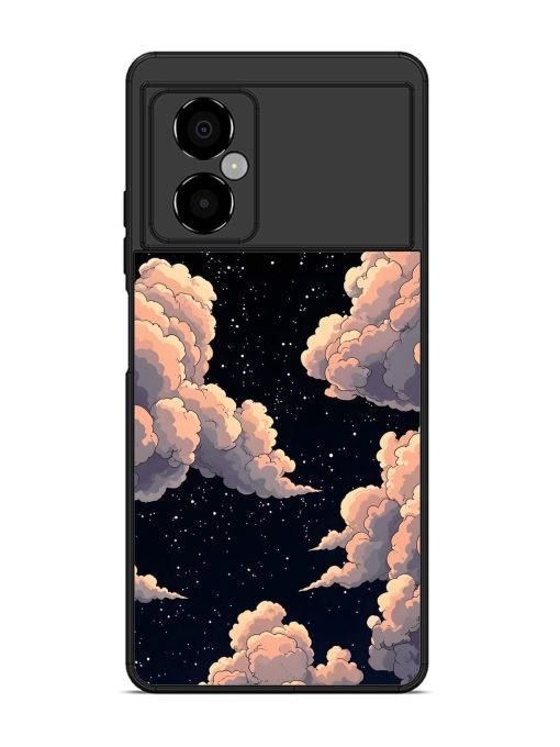 Starry Night Dreams Glossy Soft Edge Case for Poco M4 (5G) Chachhi