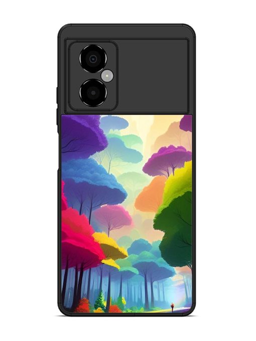 Rainbow Road Glossy Soft Edge Case for Poco M4 (5G) Chachhi