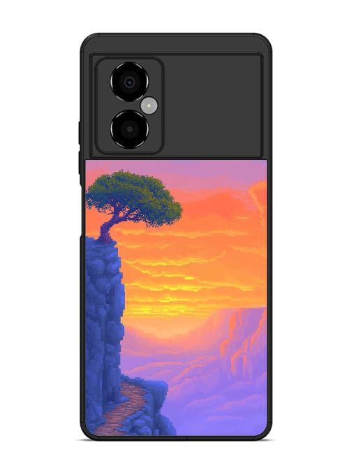 Cliffside Solitude Glossy Soft Edge Case for Poco M4 (5G) Chachhi