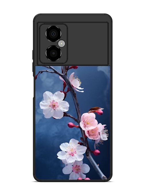 Delicate Blossoms Glossy Soft Edge Case for Poco M4 (5G) Chachhi