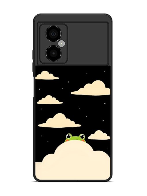 Froggy Night Sky Glossy Soft Edge Case for Poco M4 (5G) Chachhi