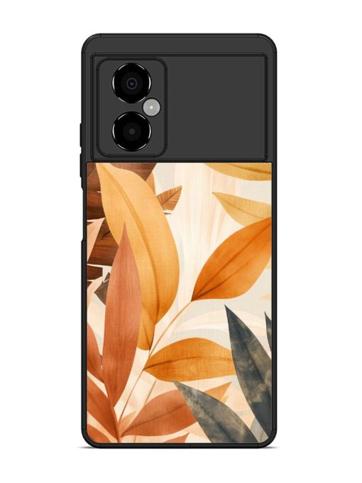 Earthy Elegance Glossy Soft Edge Case for Poco M4 (5G)