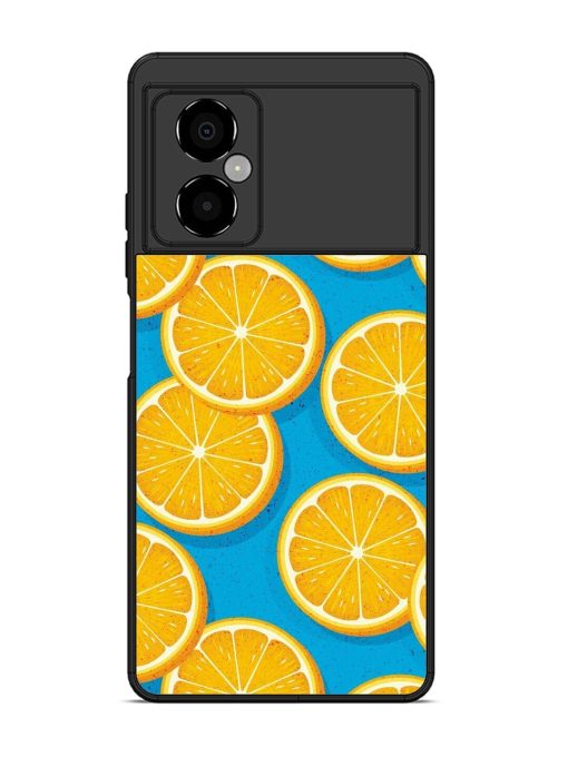 Citrus Symphony Glossy Soft Edge Case for Poco M4 (5G) Chachhi