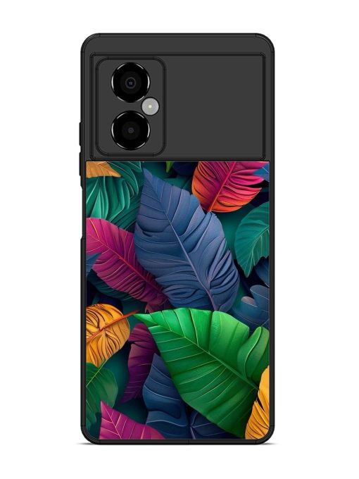 Tropical Tapestry Glossy Soft Edge Case for Poco M4 (5G) Chachhi