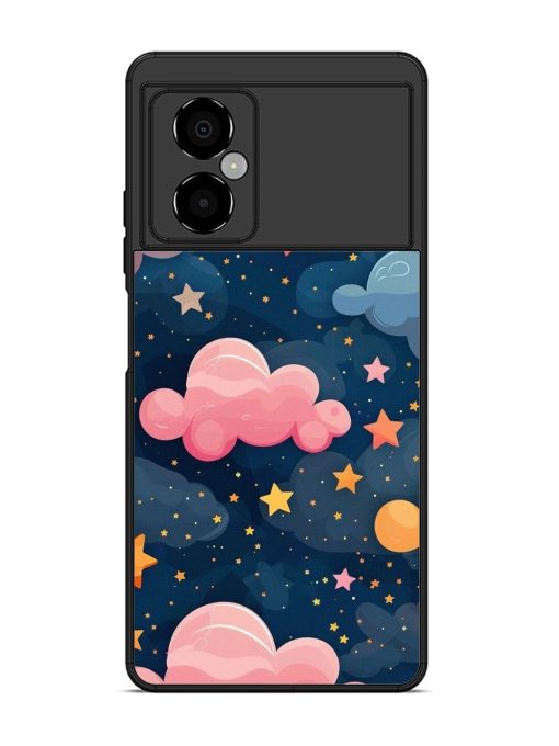 Twinkling Dreams Glossy Soft Edge Case for Poco M4 (5G) Chachhi