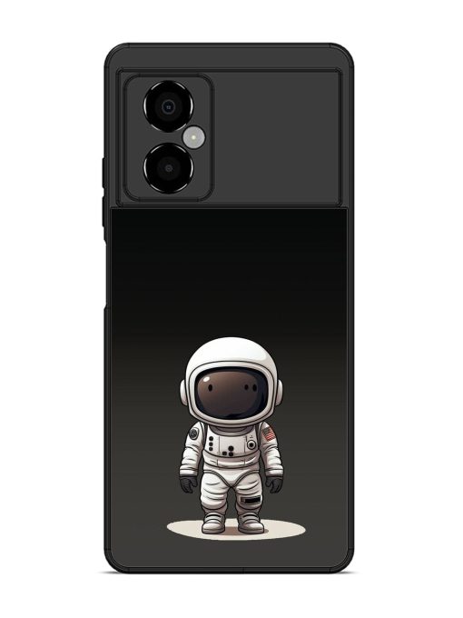 Neon Astronaut Glossy Soft Edge Case for Poco M4 (5G) Chachhi