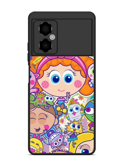 Distroller Friends Glossy Soft Edge Case for Poco M4 (5G) Chachhi