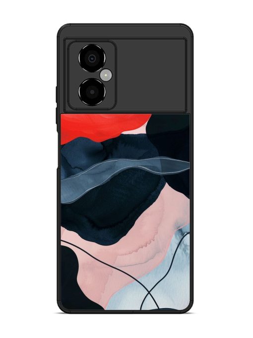 Dark Currents Glossy Soft Edge Case for Poco M4 (5G)