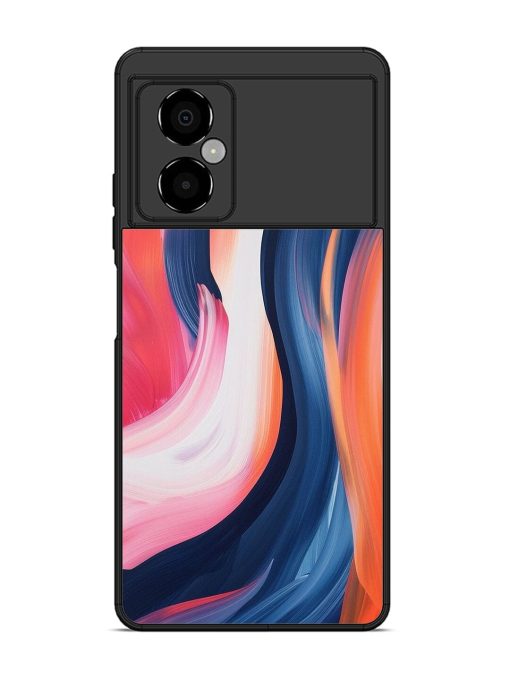 Whirling Hues Glossy Soft Edge Case for Poco M4 (5G) Chachhi