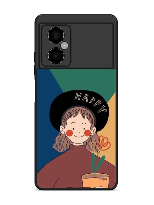 Happy Momo Glossy Soft Edge Case for Poco M4 (5G) Chachhi