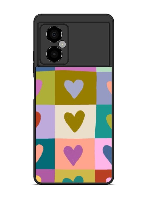 Box Of Hearts Glossy Soft Edge Case for Poco M4 (5G) Chachhi