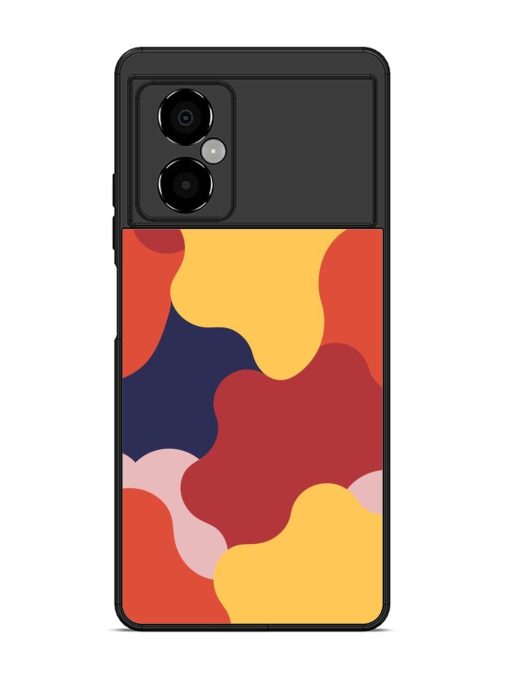 Gooey Color Chaos Glossy Soft Edge Case for Poco M4 (5G) Chachhi