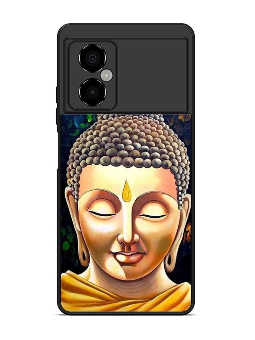 Buddha Face Glossy Soft Edge Case for Poco M4 (5G) Chachhi