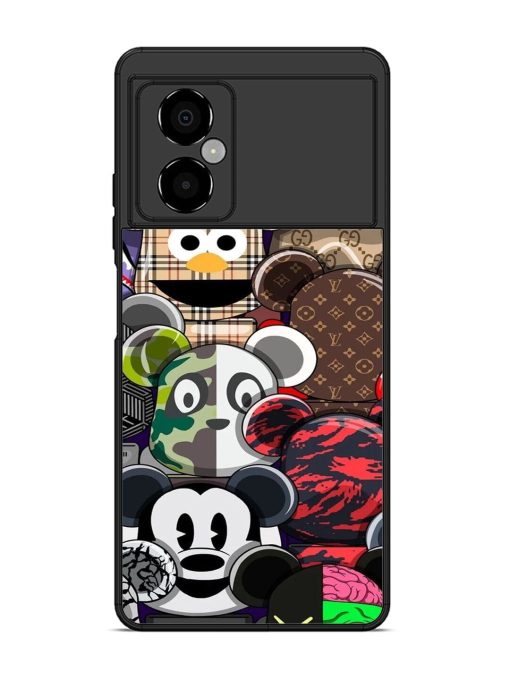 Streetwear Bearbrick Extravaganza Glossy Soft Edge Case for Poco M4 (5G) Chachhi