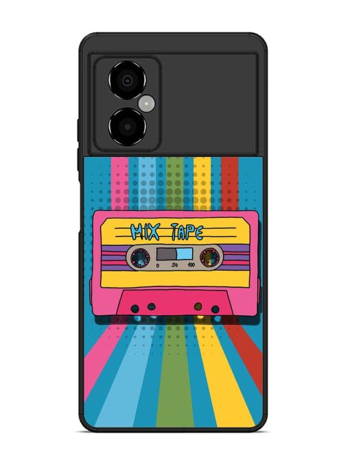 Retro Cassette Tapes Glossy Soft Edge Case for Poco M4 (5G) Chachhi