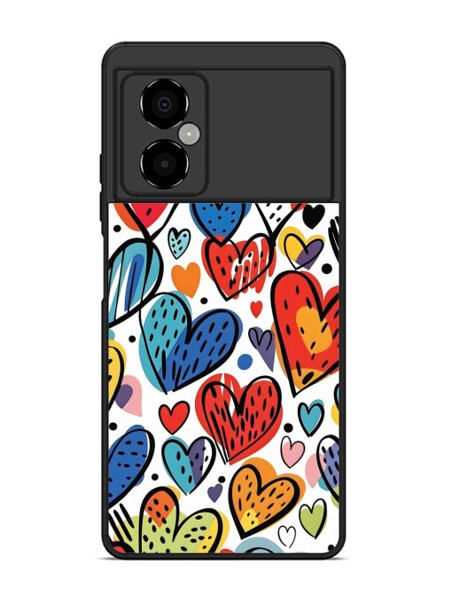 Heartfelt Harmony Glossy Soft Edge Case for Poco M4 (5G) Chachhi