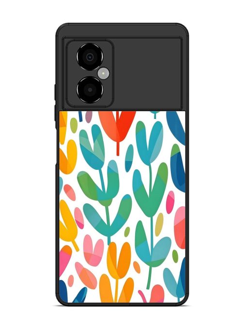 Rainbow Of Blooms Glossy Soft Edge Case for Poco M4 (5G) Chachhi