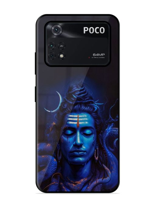 Mystic Mahadev Glossy Soft Edge Case for Poco M4 Pro (4G) Chachhi