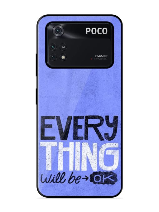 Hopeful Hues Glossy Soft Edge Case for Poco M4 Pro (4G) Chachhi