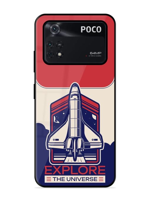 Cosmic Voyage Glossy Soft Edge Case for Poco M4 Pro (4G) Chachhi