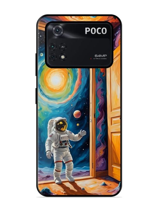 Artistic Space Glossy Soft Edge Case for Poco M4 Pro (4G) Chachhi