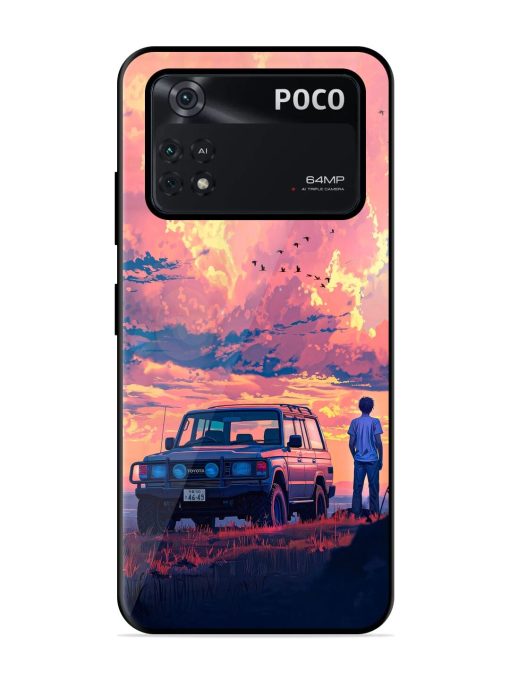 Solitude'S Horizon Glossy Soft Edge Case for Poco M4 Pro (4G) Chachhi