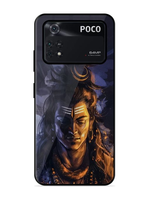 Lord Shiva Glossy Soft Edge Case for Poco M4 Pro (4G) Chachhi