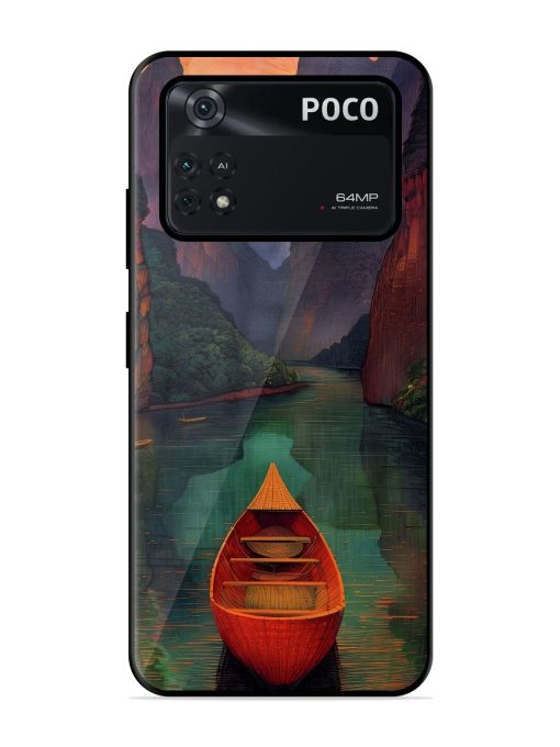 Serene Passage Glossy Soft Edge Case for Poco M4 Pro (4G) Chachhi