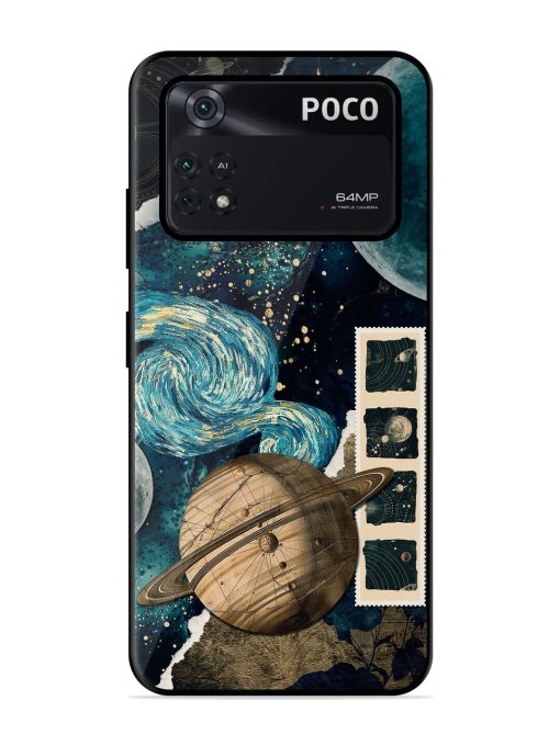 Celestial Tapestry Glossy Soft Edge Case for Poco M4 Pro (4G) Chachhi