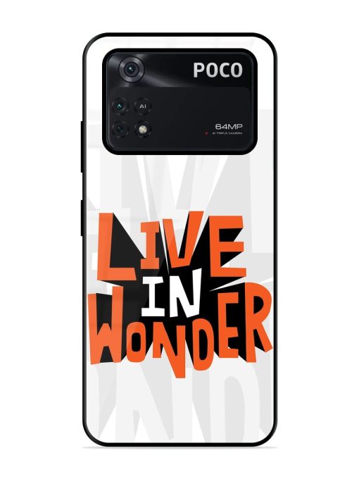 Wonder Burst Glossy Soft Edge Case for Poco M4 Pro (4G) Chachhi