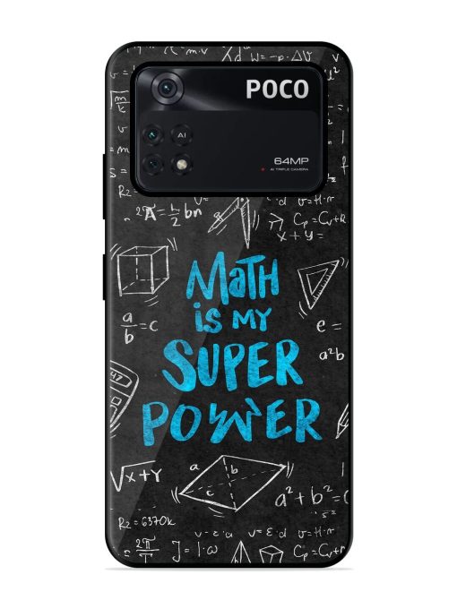 Math Magic Glossy Soft Edge Case for Poco M4 Pro (4G) Chachhi