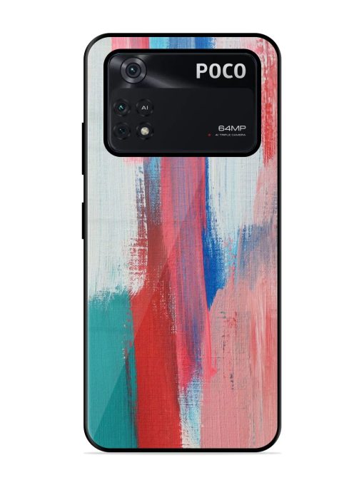 Colorful Chaos Glossy Soft Edge Case for Poco M4 Pro (4G) Chachhi