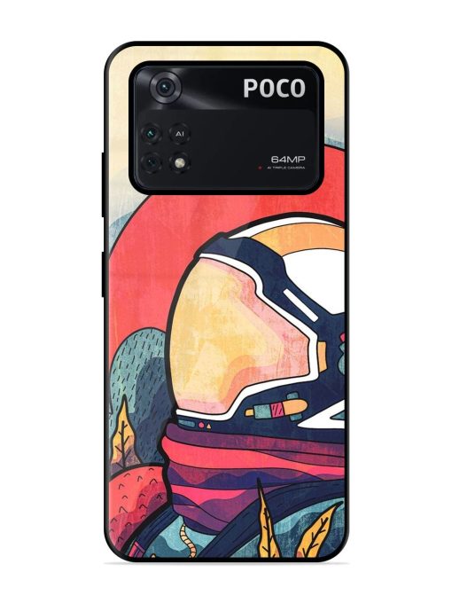 Cosmic Daydream Glossy Soft Edge Case for Poco M4 Pro (4G)