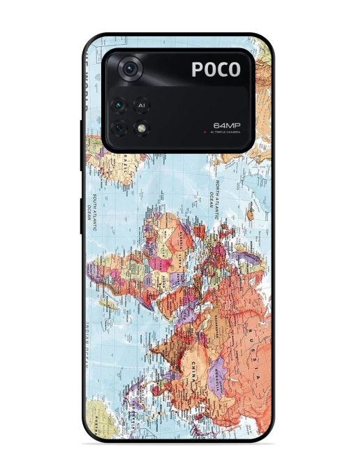 Our Blue Marble Glossy Soft Edge Case for Poco M4 Pro (4G) Chachhi