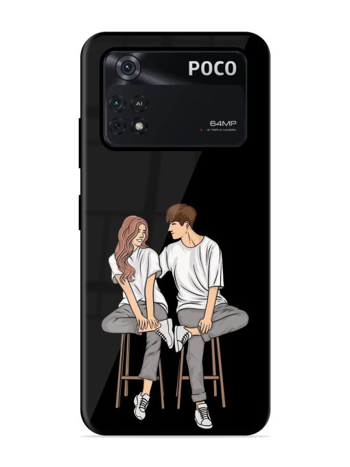 Soulful Connection Glossy Soft Edge Case for Poco M4 Pro (4G) Chachhi