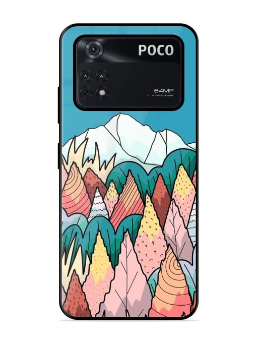 Mountain Dreamscape Glossy Soft Edge Case for Poco M4 Pro (4G) Chachhi