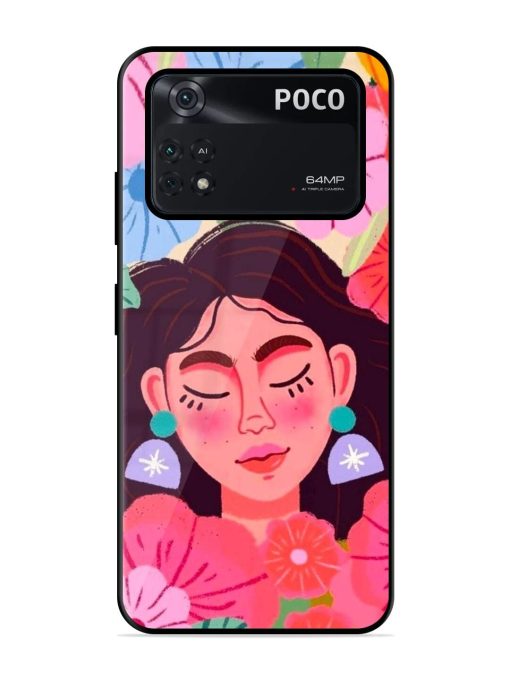 Blooming Serenity Glossy Soft Edge Case for Poco M4 Pro (4G) Chachhi