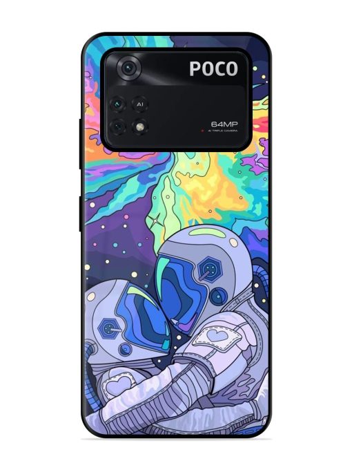 Cosmic Love Glossy Soft Edge Case for Poco M4 Pro (4G) Chachhi