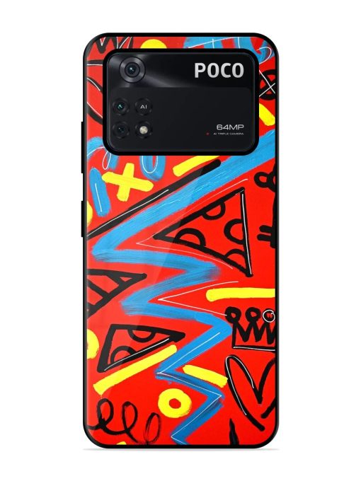 Groovy Garden Glossy Soft Edge Case for Poco M4 Pro (4G) Chachhi