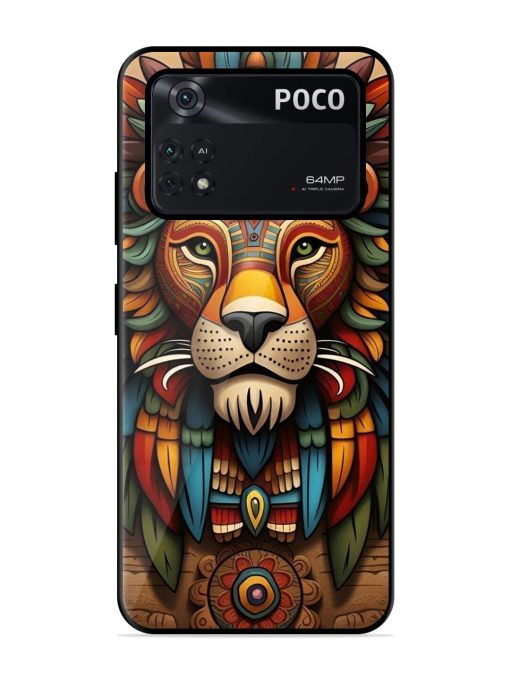 Aztec Majesty Glossy Soft Edge Case for Poco M4 Pro (4G) Chachhi