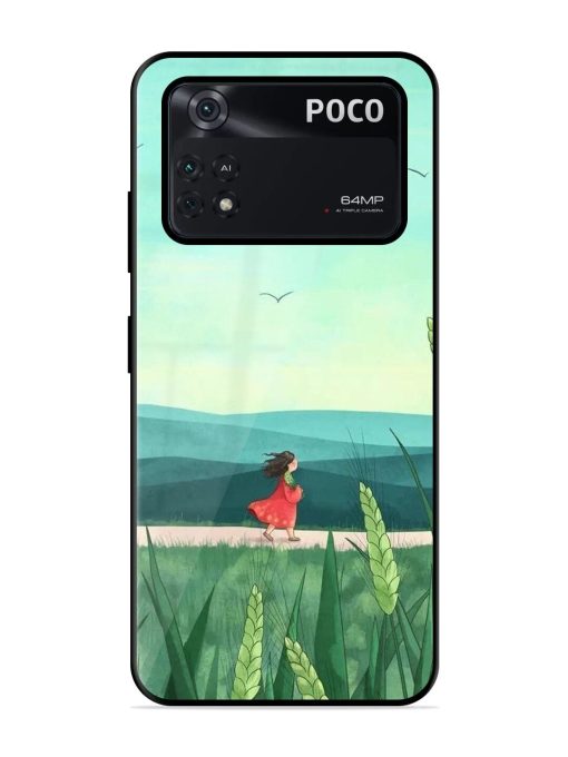 Solitude'S Serenity Glossy Soft Edge Case for Poco M4 Pro (4G) Chachhi