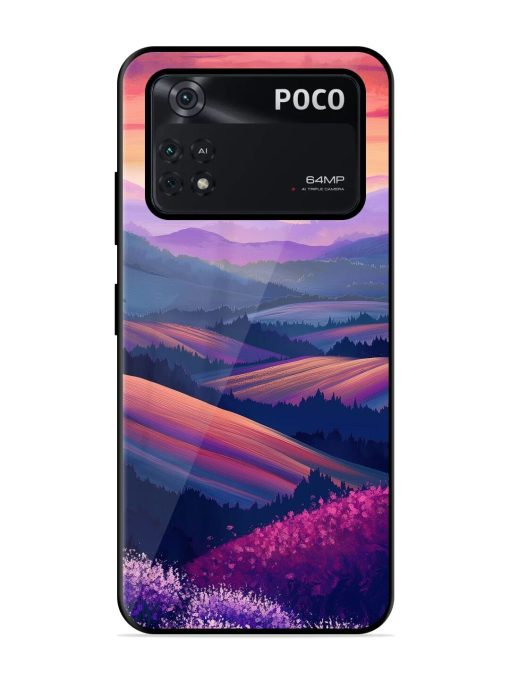 Twilight'S Embrace Glossy Soft Edge Case for Poco M4 Pro (4G) Chachhi