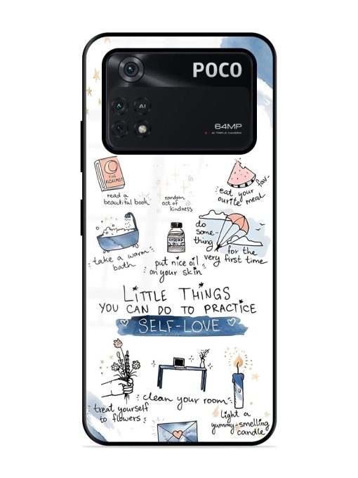 Love Sparkles Glossy Soft Edge Case for Poco M4 Pro (4G) Chachhi