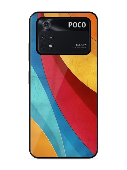 Curving Canvas Glossy Soft Edge Case for Poco M4 Pro (4G) Chachhi