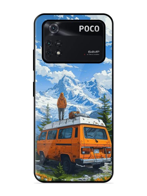 Mountaintop Solitude Glossy Soft Edge Case for Poco M4 Pro (4G) Chachhi