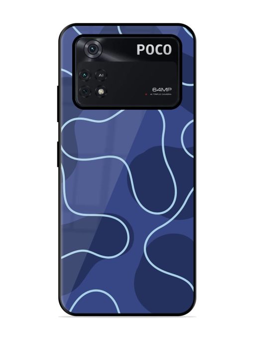 Midnight Maze Glossy Soft Edge Case for Poco M4 Pro (4G) Chachhi