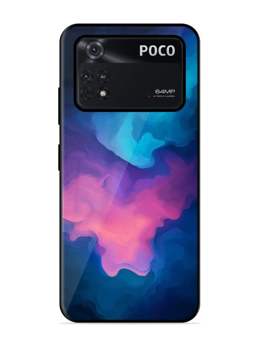 Cosmic Canvas Glossy Soft Edge Case for Poco M4 Pro (4G) Chachhi